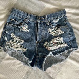LF Blue High Waist shorts